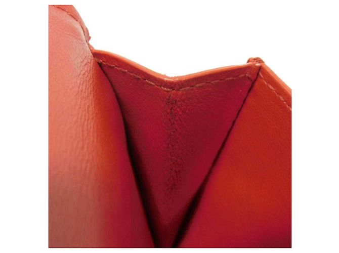 Cartera tríptico de piel nappa Tiny de Bottega Veneta Roja - vista 28