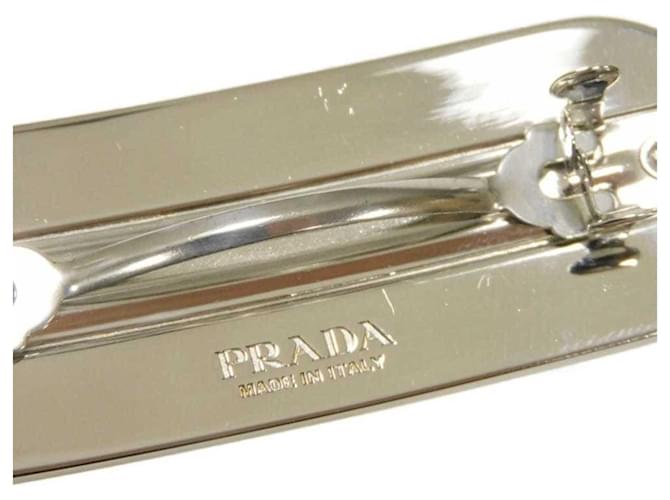 Barrette in smalto rosa Prada - vista 5