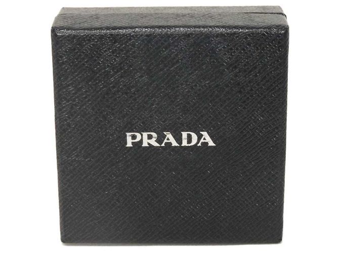 Barrette in smalto rosa Prada - vista 7