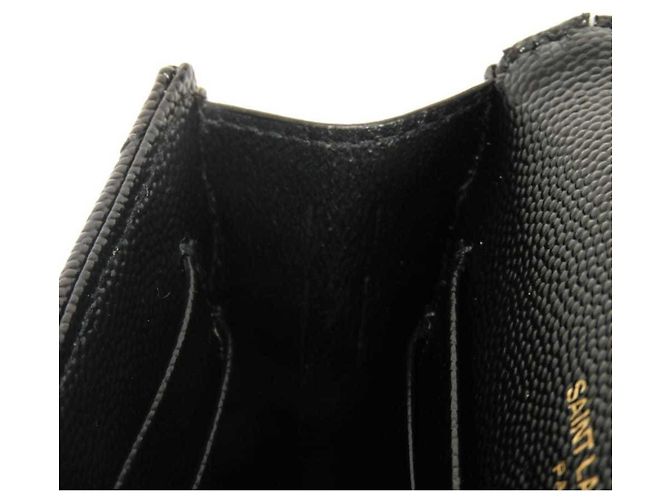 Cartera de dos pliegues Yves Saint Laurent Negro - vista 10