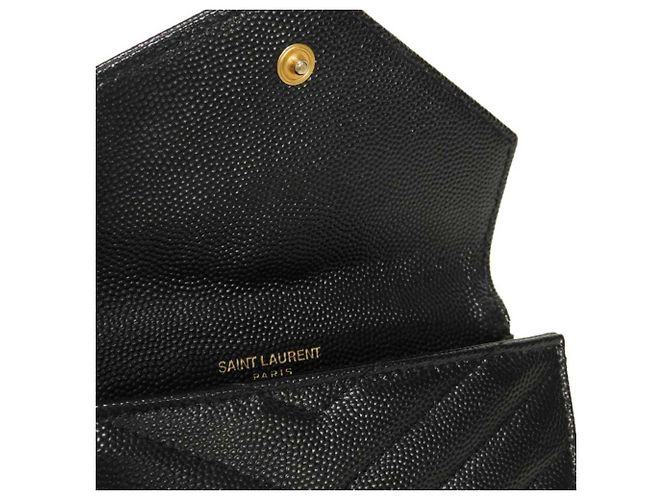 Cartera de dos pliegues Yves Saint Laurent Negro - vista 12