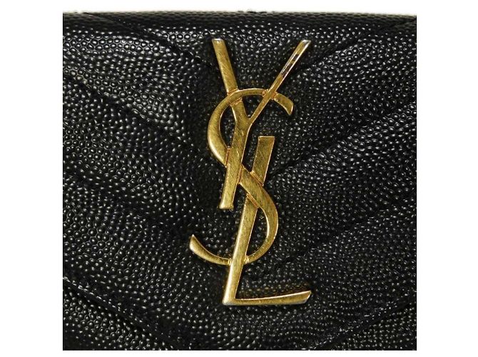 Cartera de dos pliegues Yves Saint Laurent Negro - vista 15
