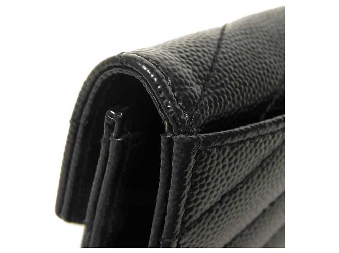 Cartera de dos pliegues Yves Saint Laurent Negro - vista 16