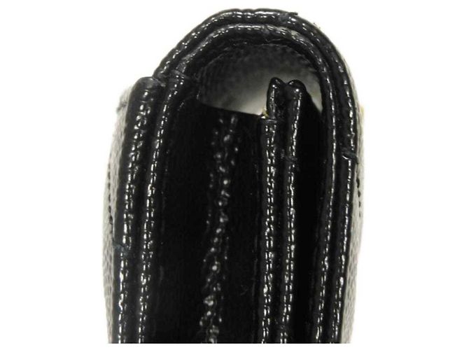 Cartera de dos pliegues Yves Saint Laurent Negro - vista 17