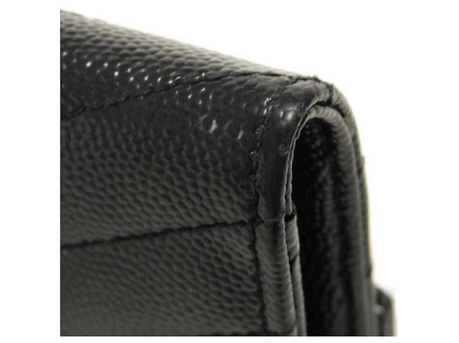 Cartera de dos pliegues Yves Saint Laurent Negro - vista 20