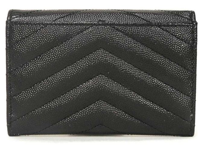 Cartera de dos pliegues Yves Saint Laurent Negro - vista 3