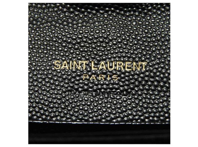 Cartera de dos pliegues Yves Saint Laurent Negro - vista 6