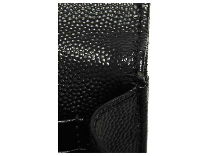 Cartera de dos pliegues Yves Saint Laurent Negro - vista 8