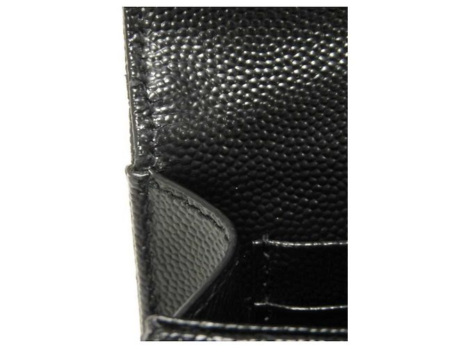 Cartera de dos pliegues Yves Saint Laurent Negro - vista 9