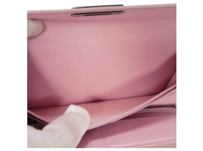 Gancini Cartera Wanda Long Flap de Salvatore Ferragamo Rosa - vista 10