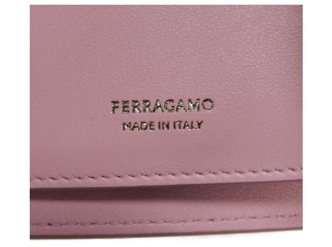 Gancini Cartera Wanda Long Flap de Salvatore Ferragamo Rosa - vista 6