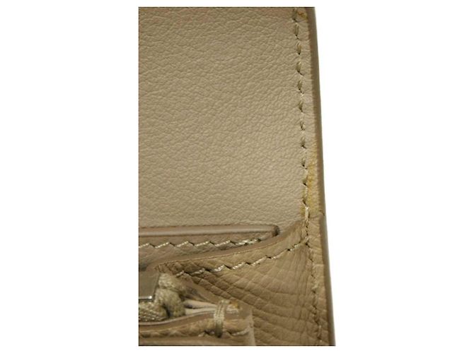 Céline Celine Trotter Large Multifunktions-Geldbörse mit Klappe Beige - Ansicht 14
