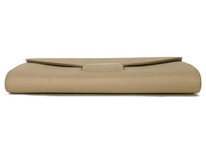 Céline Celine Trotter Large Multifunktions-Geldbörse mit Klappe Beige - Ansicht 17