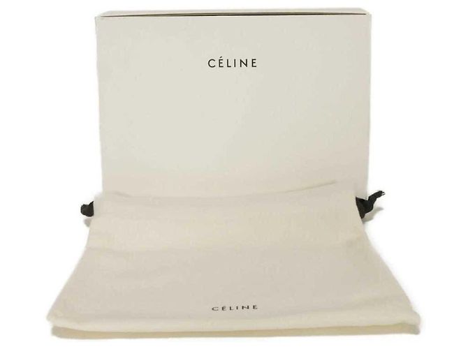 Céline Celine Trotter Large Multifunktions-Geldbörse mit Klappe Beige - Ansicht 18