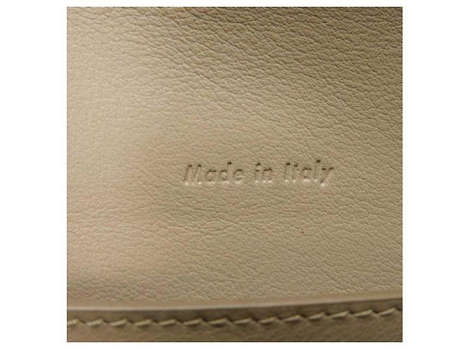 Céline Celine Trotter Large Multifunktions-Geldbörse mit Klappe Beige - Ansicht 8