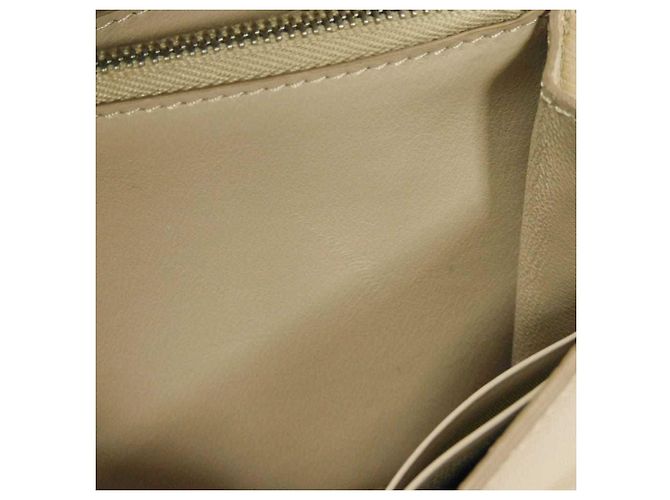 Céline Celine Trotter Large Multifunktions-Geldbörse mit Klappe Beige - Ansicht 9
