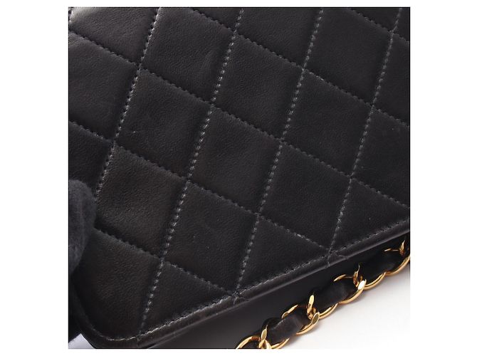 Borsa a tracolla Chanel Mini Matelassé Full Flap Nero - vista 11