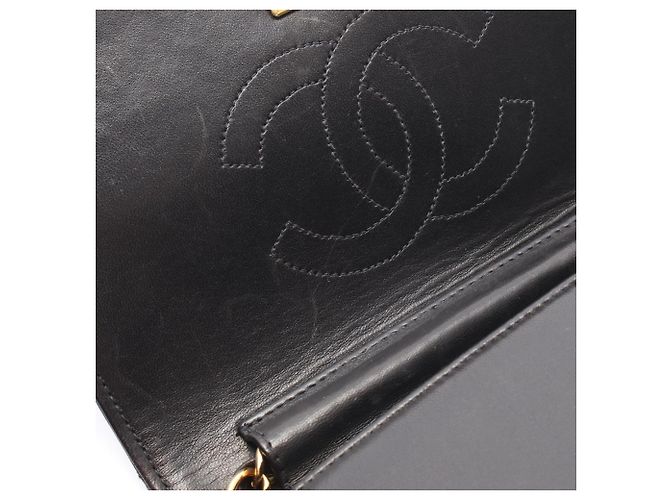 Borsa a tracolla Chanel Mini Matelassé Full Flap Nero - vista 6
