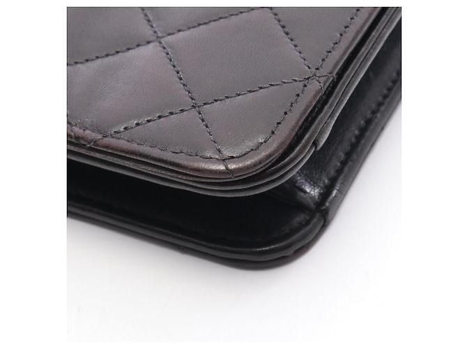 Borsa a tracolla Chanel Mini Matelassé Full Flap Nero - vista 8