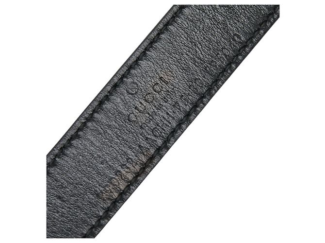 Gucci Double G Schnallen Gürtel Slim Schwarz - Ansicht 6