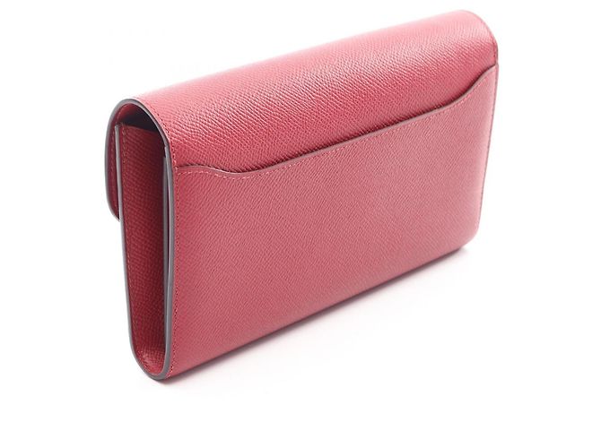 Hermès Constance Long Bi-fold Wallet Rot - Ansicht 2