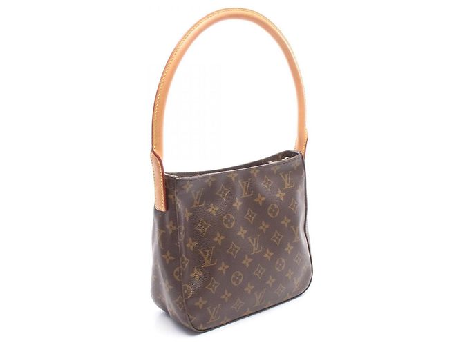 Borsa a tracolla Louis Vuitton Looping MM Marrone - vista 2