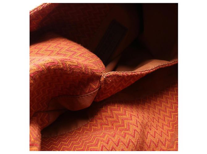 Hermès Borsa a tracolla Hermes Sac des Pansages Marrone Rosso Arancione - vista 5