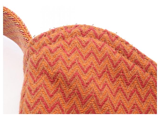 Hermès Borsa a tracolla Hermes Sac des Pansages Marrone Rosso Arancione - vista 8