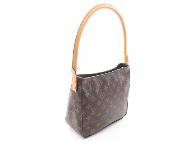 Bolso de Hombro Louis Vuitton Looping MM Castaño Monograma - vista 2