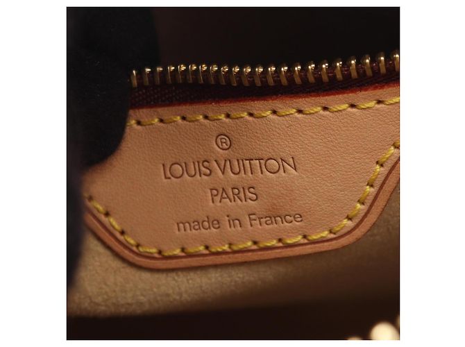 Bolso de Hombro Louis Vuitton Looping MM Castaño Monograma - vista 4