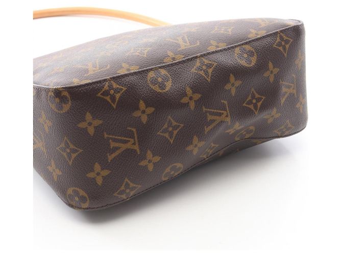 Bolso de Hombro Louis Vuitton Looping MM Castaño Monograma - vista 8