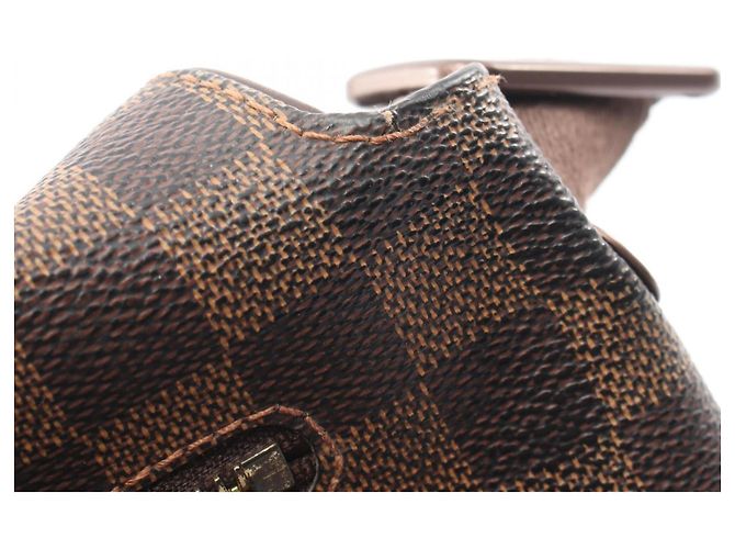 Borsa a Spalla Louis Vuitton Brooklyn GM Marrone - vista 10