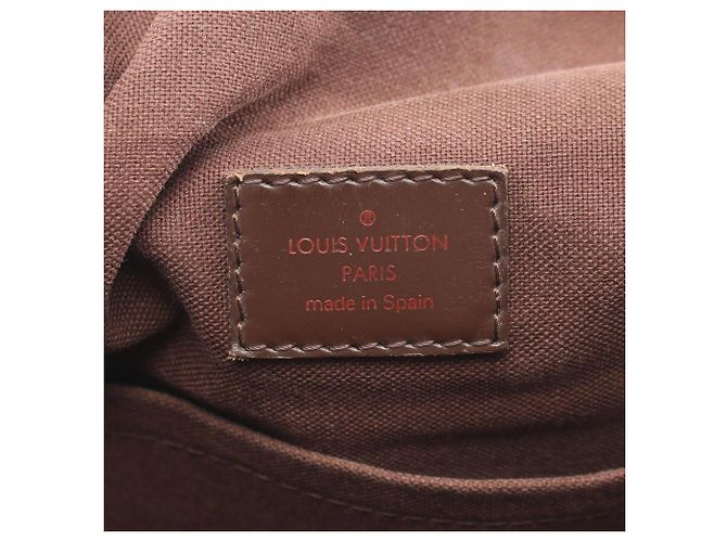 Borsa a Spalla Louis Vuitton Brooklyn GM Marrone - vista 4