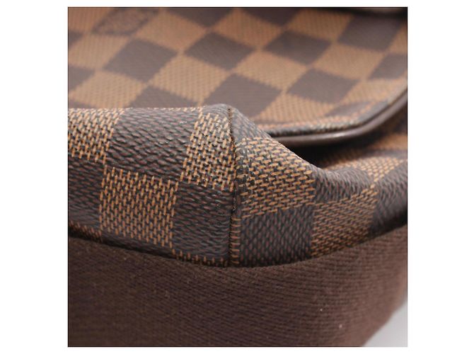 Borsa a Spalla Louis Vuitton Brooklyn GM Marrone - vista 6