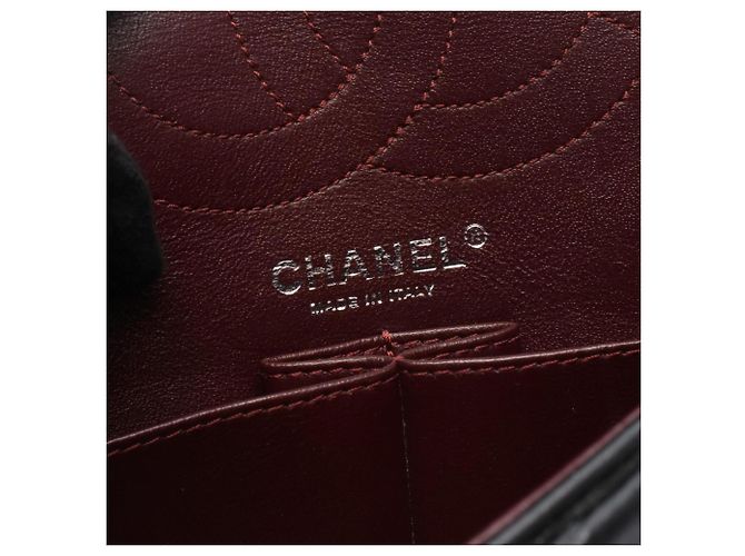 Borsa a Spalla Chanel 2.55 Matelassé Mademoiselle Nero - vista 4