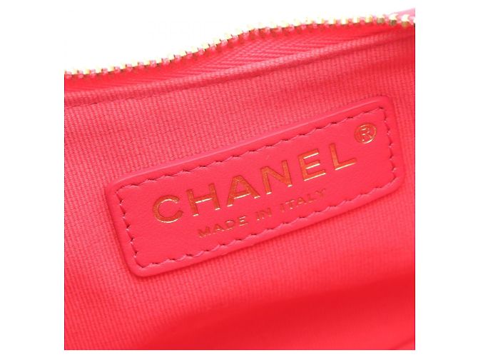 Borsa a Spalla Chanel Matelassé Small Hobo Rosa - vista 4