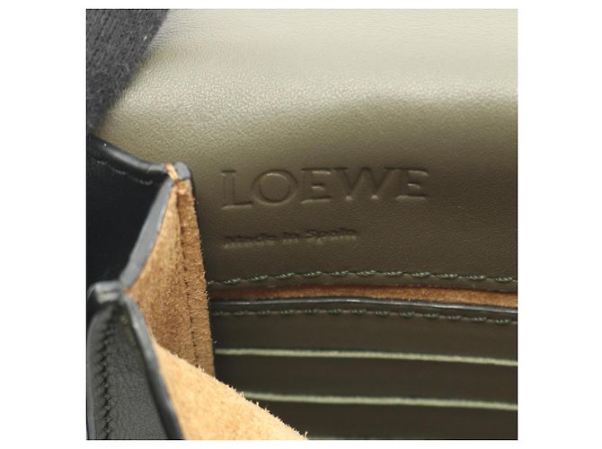Borsa a tracolla piatta con soffietto Loewe Nero Cachi - vista 4