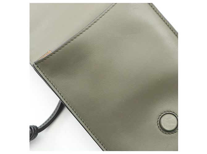 Borsa a tracolla piatta con soffietto Loewe Nero Cachi - vista 8
