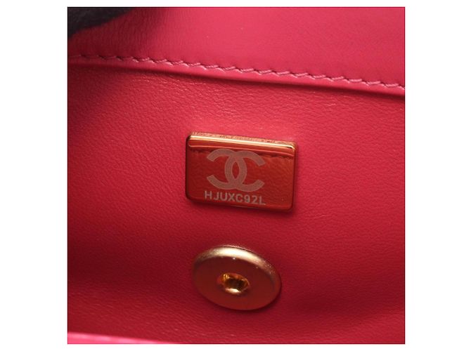 Borsa a Spalla Chanel Matelassé Small Flap Rosa - vista 5
