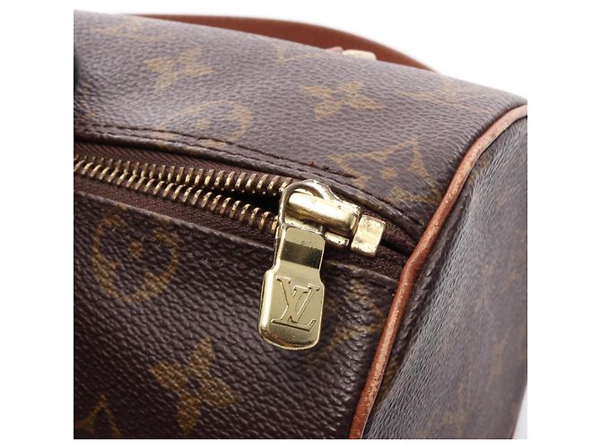 Borsa Louis Vuitton Papillon 26 Marrone Monogramma - vista 11