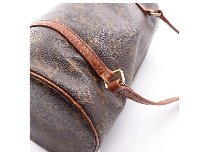 Borsa Louis Vuitton Papillon 26 Marrone Monogramma - vista 7