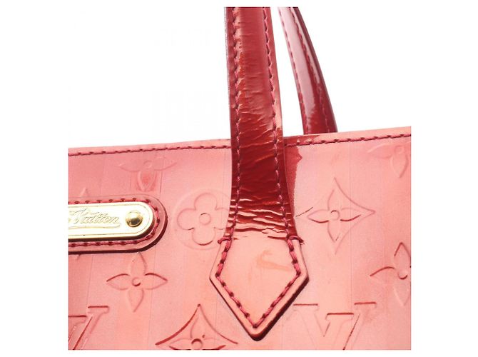 Borsa Louis Vuitton Wilshire PM Rosso Monogramma - vista 8