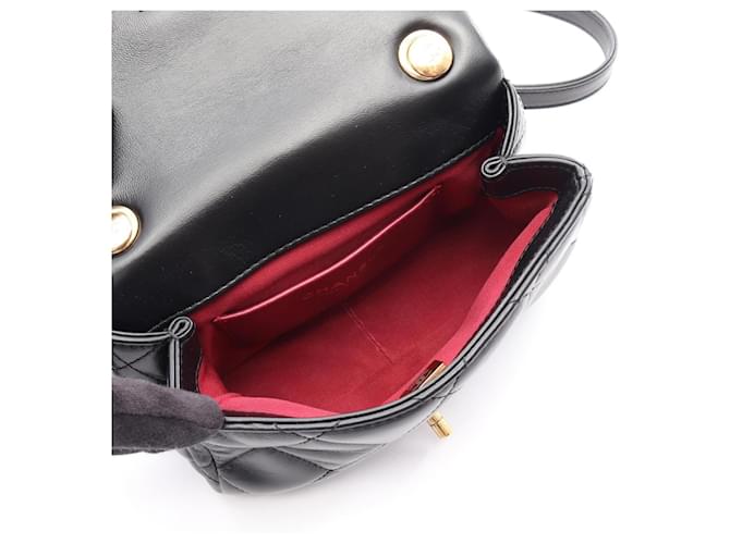 Borsa Chanel Mini Matelassé Nero - vista 3