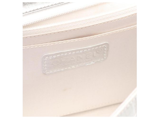 Borsa a tracolla Chanel New Travel Line Argento - vista 4