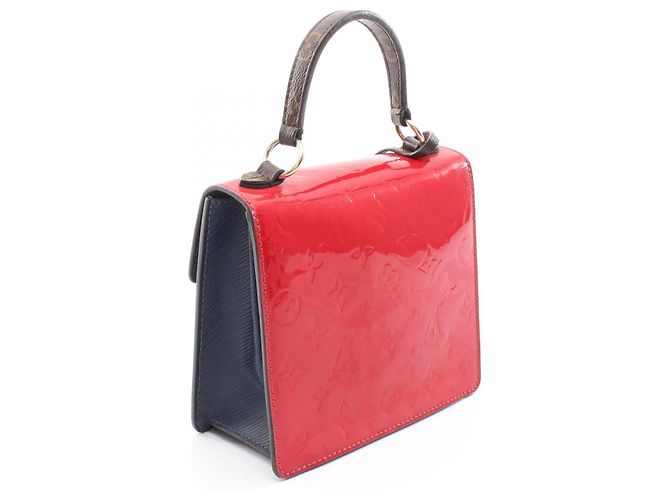 Bolsa 2-Way Louis Vuitton Spring Street PM Marrom Vermelho Azul - vista 2