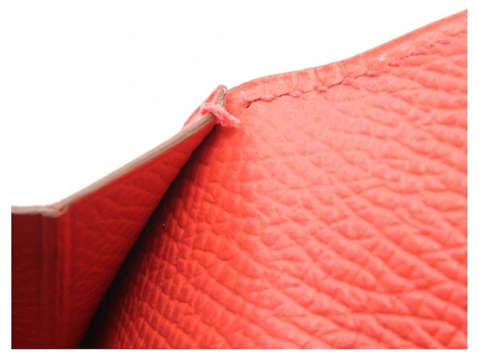 Hermès Tarjetero Business Bearn Mini Hermes Roja - vista 8