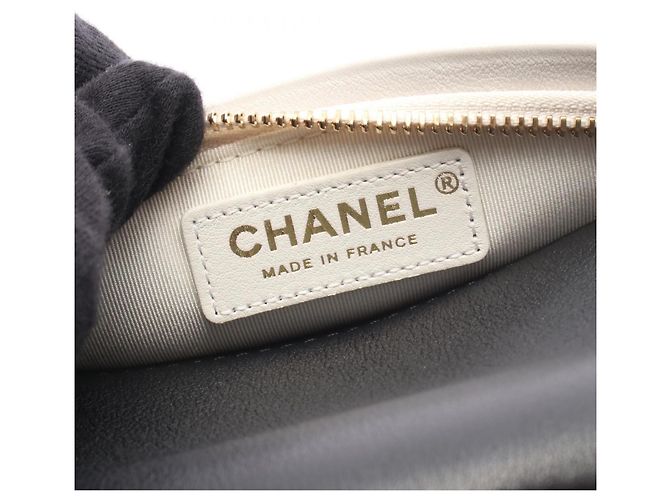 Borsa a Spalla Chanel Beach Ball Nero Bianco - vista 4