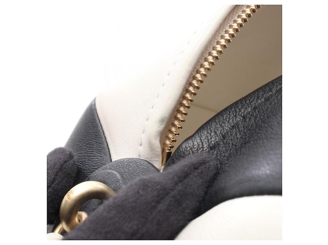 Borsa a Spalla Chanel Beach Ball Nero Bianco - vista 8