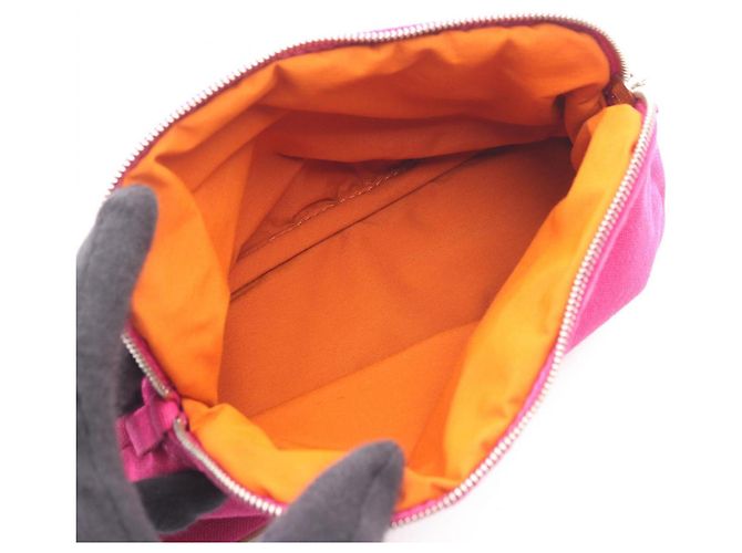 Hermès Borsa Hermes Bolide Pouch 20 Marrone Rosa - vista 3