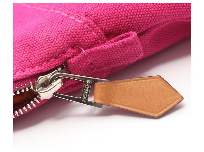 Hermès Borsa Hermes Bolide Pouch 20 Marrone Rosa - vista 7